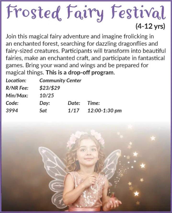 Frosted Fairy Festival in Wauconda